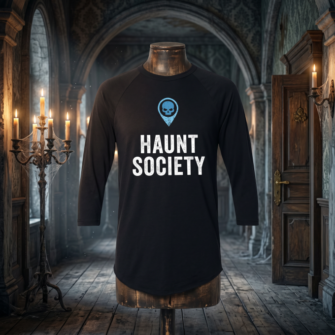 American Apparel Baseball Tee – Black